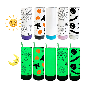 20oz Glow Sublimation Wireless <b>Music</b> Player Speaker Tumbler With USB Charging Cable Slide Lid and Straw for Heat Press Printing - Product Image 3