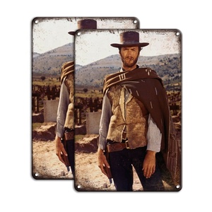 Segni di metallo antichi su ordinazione all'ingrosso 12x8 pollici retro segni di metallo del manifesto di film dell'annata segni di metallo per la decorazione domestica - Product Image 1