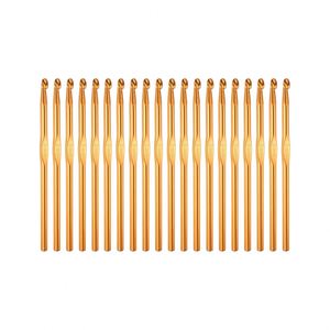 2-10mm 12 PCS Set Ergonomic Handle Oval Shape <b>Crochet</b> Needle Set Knitting Needle Craft Yarn Multicolor <b>Crochet</b> <b>Hooks</b> Set - Product Image 1