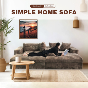 Factory-Direct <strong>Compressed</strong> <strong>Foam</strong> 1-Seater/2-Seater Sofa Set, Soft Modular Sofa Bed (for Sitting &amp; Sleeping) with Vacuum Packaging - Product Image 4