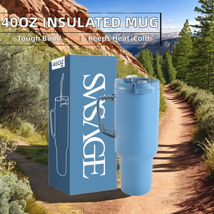 Bouteille d'eau de sport isolée de 40 <span class=keywords><strong>oz</strong></span>, gobelet à double paroi en acier inoxydable, tasse de voyage de 40 <span class=keywords><strong>oz</strong></span>, poignée anti-fuite, aspirateur réutilisable pour adultes - Product Image 4