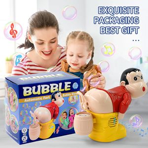 เครื่องทำฟองสบู่ซานตาคลอสไฟฟ้าอัตโนมัติพร้อมไฟสำหรับของขวัญเด็ก - Product Image 4