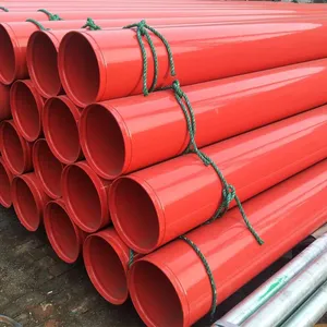 FM UL Approved Fire Fighting Pipes Fire Protection System Fire Sprinkler System ASTM A796 ERW Pipe