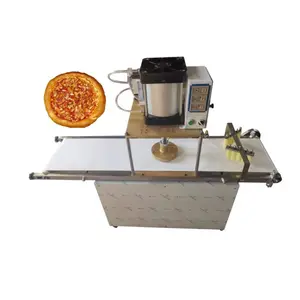 Mesin pembentuk pizza pie listrik mesin penekan adonan Pie roti kemasan kue