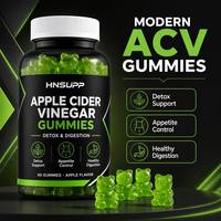 Gummies au vinaigre de cidre de pomme haute puissance, Vitamine B12, pour le métabolisme, le contrôle de l'appétit et le soutien énergétique, pour adultes, Marque privée, OEM