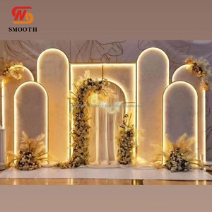 LISSE nouveauté scène décoration chaud Led toile de fond clair Film Led toile de fond arc support pour la décoration de fête de mariage - Product Image 1