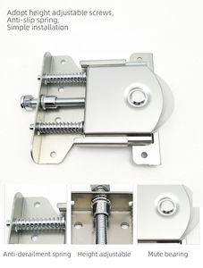 M-112 Giá Rẻ Mềm Đóng Cửa Trượt Phụ Kiện Trượt Tủ Quần Áo Cửa Con Lăn - Product Image 3