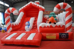 Décorations festives de videur de Noël de château gonflable de Noël pour la <span class=keywords><strong>saison</strong></span> des vacances - Product Image 4