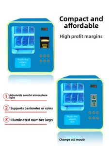 Pequeña máquina expendedora de pago de monedas/efectivo/tarjeta refrigerada no tripulada con función SDK Integración basada <span class=keywords><strong>en</strong></span> la nube Lista para exportar - Product Image 4