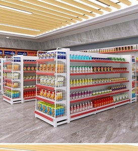 Rak <span class=keywords><strong>Display</strong></span> Logam Gondola Dua Sisi Ringan untuk Toko CVS dan Rak Supermarket - Product Image 6