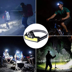 El más vendido Big COB Super brillante 2000mAH impermeable recargable USB <span class=keywords><strong>cabeza</strong></span> luz antorcha linterna táctica <span class=keywords><strong>linternas</strong></span> LED faro - Product Image 6