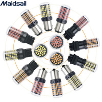 Decodificador de Señales de Giro LED para Automóvil, Anti-Parpadeo, 1156 3014 144W 1157, Luz de Freno T20 BAU15S 12V OLIVER