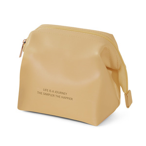 Bolsa de Cosméticos de PU Blanca, Estuche de Viaje Portátil para Maquillaje - Product Image 5