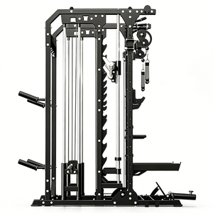Machine Smith de fitness à domicile à prix abordable, équipement d'entraînement de force intégré, ensemble combiné multifonctionnel en fer - Product Image 4