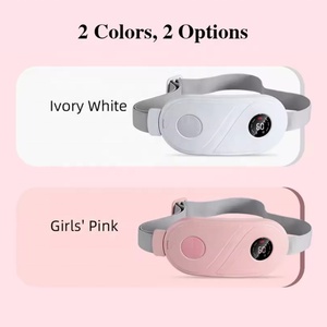 New Design Women Portable Cramps Menstrual Heating Pad Belly Period Pain Relief Device Heating Belt Pink for Menstrual Period - Product Image 2