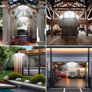 <span class=keywords><strong>Luz</strong></span> colgante solar OVNI 1200LM Gazebo <span class=keywords><strong>Sensor</strong></span> <span class=keywords><strong>de</strong></span> <span class=keywords><strong>movimiento</strong></span> para interiores y exteriores Brillo regulable Control remoto Patio Porche Luces <span class=keywords><strong>de</strong></span> garaje - Product Image 3