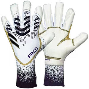 <span class=keywords><strong>Guanti</strong></span> da <span class=keywords><strong>Portiere</strong></span> <span class=keywords><strong>Professionali</strong></span> Unisex di Alta Qualità, Nuovi in Lattice Naturale, Mezze Dita, con Rivestimento Inverso, Resistenti all'Usura e Traspiranti - Product Image 3