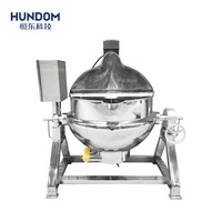 Voedselverwerkende Roestvrijstalen Kantelbare Verwarmde Jas Ketel Dadels Siroop/Glucosestroop Making Machine Met Mixer