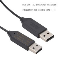 Antenne DAB+ avec adaptateur USB, autoradio Android, récepteur GPS stéréo, lecteur, antenne multibande ABS pour véhicules universels