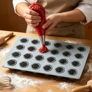 <b>Silicone</b> Raspberry Mousse Mold 24 Cavity <b>Baking</b> Cake Mold For DIY French Dessert Chocolate Making - Product Image 4
