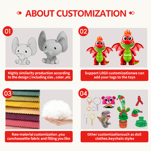 Chất Lượng Cao Chuyên Nghiệp Làm Cho Tùy Chỉnh Riêng Bạn Đồ Chơi Sang Trọng Nhân Vật Tùy Chỉnh Hợp Thời Trang Thể Thao Khuyến Mãi Thú Nhồi Bông Búp Bê - Product Image 2