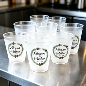 Vasos de Plástico Reutilizables Blancos con Logotipo Personalizado para Estadios, de Pared Simple, 8oz, 10oz, 16oz, 20oz, 24oz, 32oz, para Fiestas, Bodas, Impresión de Crestas y Bares - Product Image 1