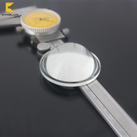Lentille optique en verre borosilicate de 51 mm, lentille convexe plate, indice de protection IP66, projecteur LED haute luminosité