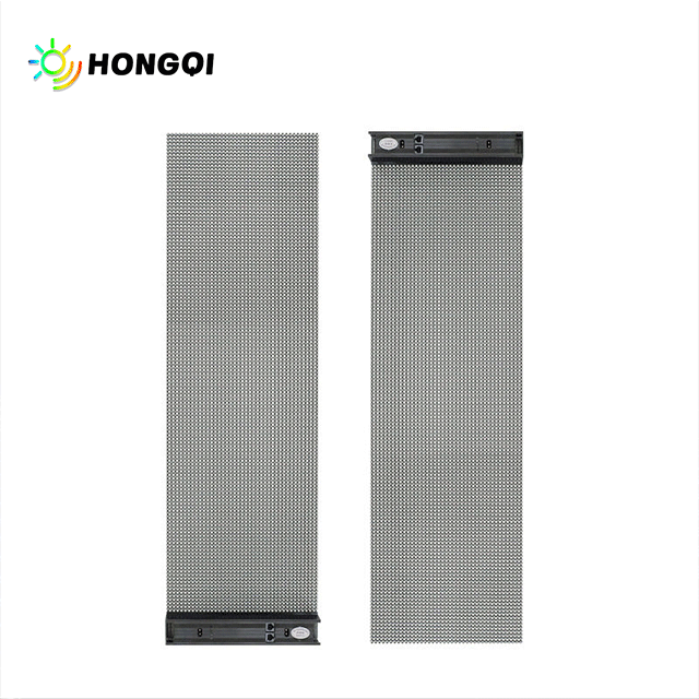 P3.9-7.8 LED Holographic Crystal Film Screen, Ultra-Thin Flexible High-Brightness Transparent Glass Advertising Display