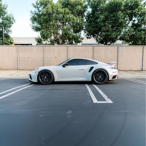 Rines Forjados con Bloqueo Central, Aleación de Aluminio 18 19 20 21, Acabado Negro Satinado/Plateado para Porsche 991 GT3, Porsche Taycan Turbo S - Product Image 2