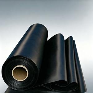 Géomembrane HDPE vierge lisse, matériau première qualité, revêtement imperméable pour décharges, digesteurs de biogaz, traitement des eaux usées, bassins piscicoles et crevettiers - Product Image 1