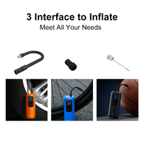 Newo Meilleure vente 150PSI G01 Mini compresseur d'air portable à gonflage super rapide avec 3 modes intelligents Vélo/balle/manuel