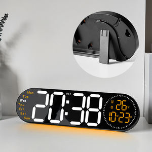 Reloj Despertador LED Digital con Espejo y Calendario, con Números Gigantes RGB, para Mesa de Estudio, Escritorio, Hogar - Product Image 5