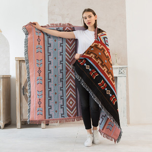 Tapisserie murale de style ethnique <span class=keywords><strong>Kilim</strong></span>, décoration personnalisée pour la maison, couverture tissée de haute qualité - Product Image 4