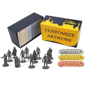 Cartes de jeu personnalisées et jetons imprimés en papier recyclable et écologique avec boîte - Product Image 1