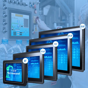 맞춤형 로고 <span class=keywords><strong>7</strong></span>~24인치 산업용 LCD 디스플레이 IP65 방수 패널 마운트 저항막/PCAP 터치스크린 패널 PC 산업용 모니터 - Product Image 1