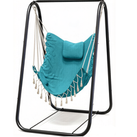 Fauteuil suspendu de jardin moderne en acier et tissu pour l'extérieur, la chambre, le salon, la cour, mobilier métallique 2 places