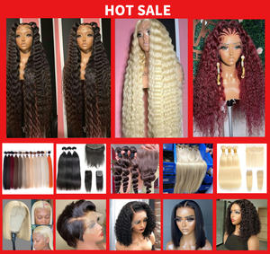 双拉人发鲍勃假发短卷发人发假发盒编织蕾丝廉价玉米排黑色女性编织假发 - Product Image 6