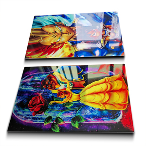 Sang Trọng Độc Đáo Kim Loại Tường Nghệ Thuật In Tùy Chỉnh Nhôm Thăng Hoa In Cá Nhân Phim Hoạt Hình Anime HD Kim Loại In Ấn - Product Image 3