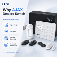 Sistema de Alarma Inteligente W7 4G GSM WiFi, Kit de Seguridad de Material ABS, Compatible con SIA CID, Control Remoto por Aplicación de Servidor Privado