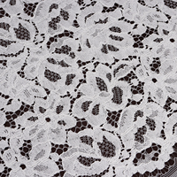 Tissu en dentelle à cordon, dentelle française à motif floral, élastique, qualité supérieure pour robes de soirée