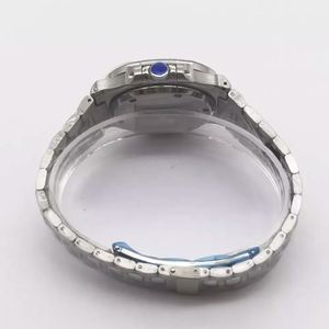 Wholesale Custom 40mm Silver Stainless <strong>Steel</strong> Watch Case Sapphire Glass Waterproof Band <strong>Bracelet</strong> Model 2067 30g - Product Image 6