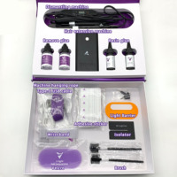2025 vente chaude Machine et colle en gros nouveau produit en vrac Extension de cheveux V Kit de lumière colle UV Extension UV lumière V lumière