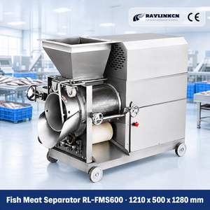 Separatore Carne-Lische Industriale per <span class=keywords><strong>Pesce</strong></span> Acciaio Inox Alimentare Nastro Pressore in Gomma Produzione di Polpette di <span class=keywords><strong>Pesce</strong></span> - Product Image 3