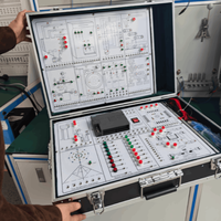 Kit de formation didactique et d'expérimentation pour contrôleur logique programmable portable (PLC) en métal