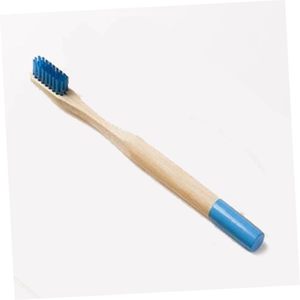 Custom Logo Kids <b>Toothbrushes</b> Natural Soft Bristles Durable Charcoal Wooden Brushes Compostable Design for Children - Product Image 3