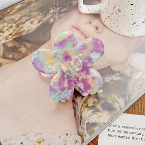 Baifeiya Nouvelle Collection – Pince à Cheveux Fleur Mignonne en Acétate pour Femme – Accessoires Colorés et Frais pour Filles – Vente en Gros - Product Image 6