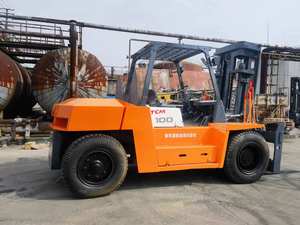 Chariot élévateur d'occasion TCM 10 tonnes, chariot élévateur diesel d'occasion du Japon, TCM FD100 à vendre, chariot élévateur à vendre - Product Image 5