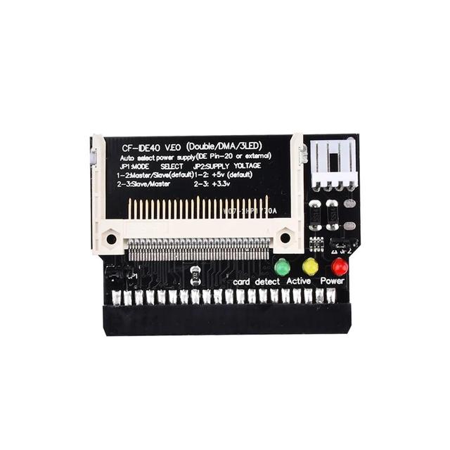 Compact Flash to 3.5 Female 40 Pin IDE Bootable Adapter Converter Card On-board LED Indicator 3.3V 5V Compact Flash