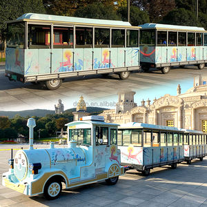 ODM 50 sièges pneumatique semi-fermé chariot City Train Tour touristique touristique Train fabricant - Product Image 6