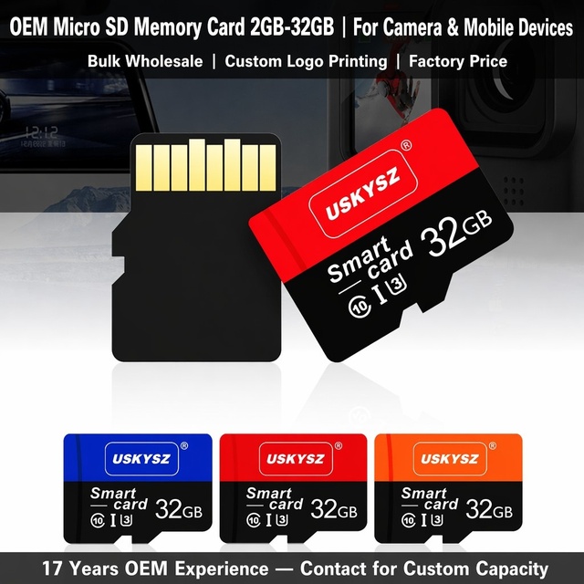 SD Card 32GB 64GB 128GB Class 10 High Speed Memory Card for Camera Dashcam Video Recorder Phone Custom Logo OEM Bulk Wholesale